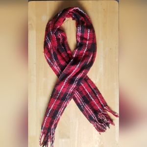 Free People Plaid Blanket Scarf